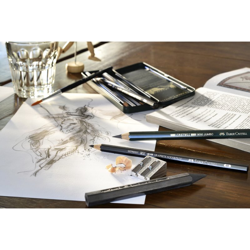 Faber-Castell PITT potlodenset - 16 potloden met accessoires